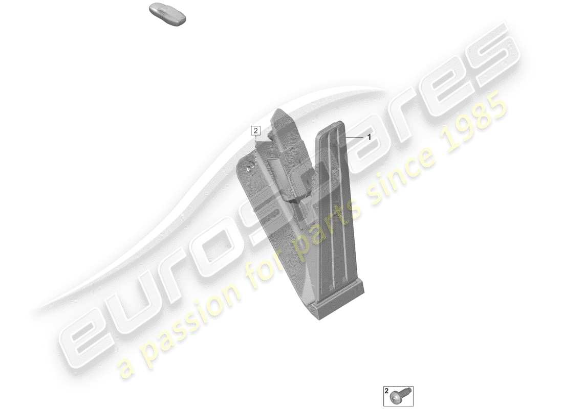 porsche 2019 (992-1) accelerator pedal part diagram