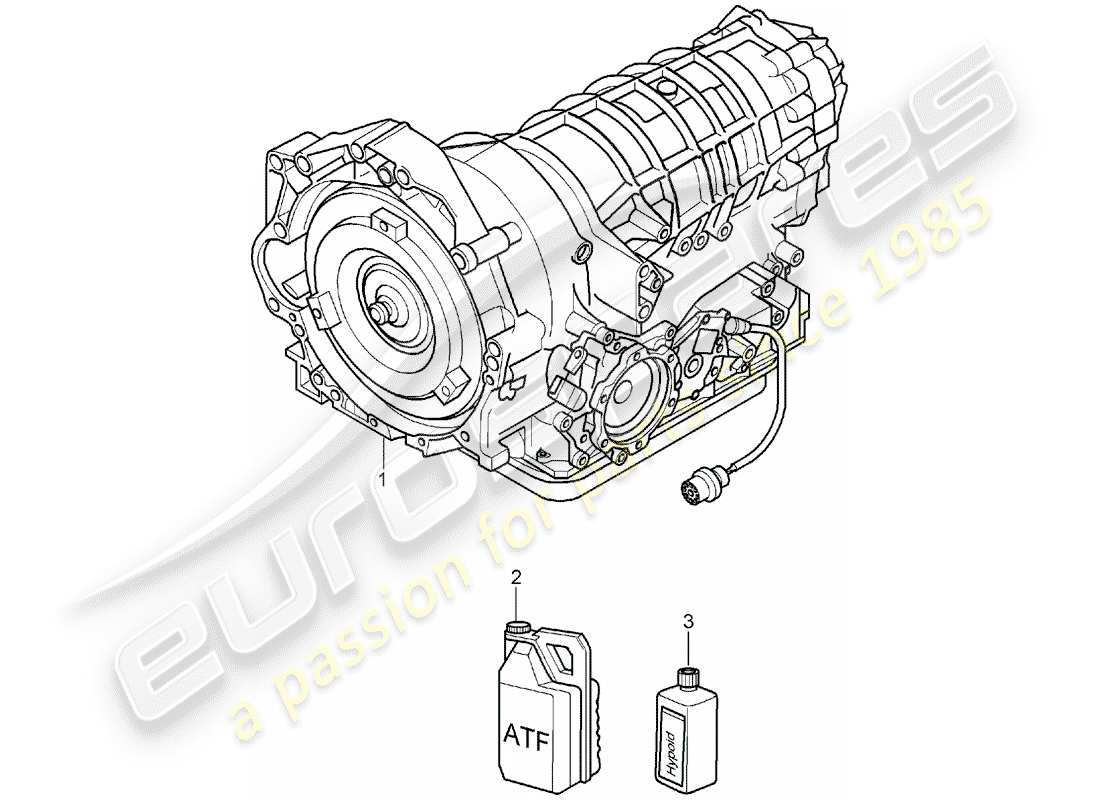 porsche 2007 (987 boxster) tiptronic part diagram