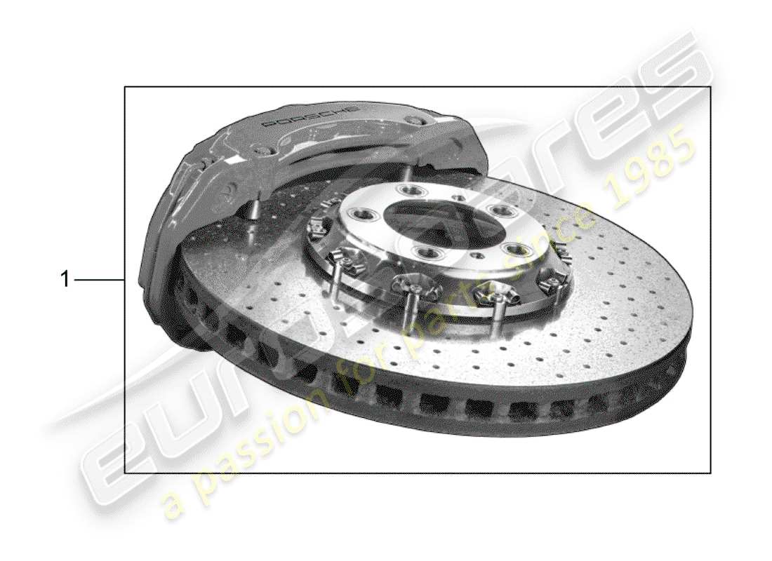 porsche 2016 (tequipment panamera) brake part diagram