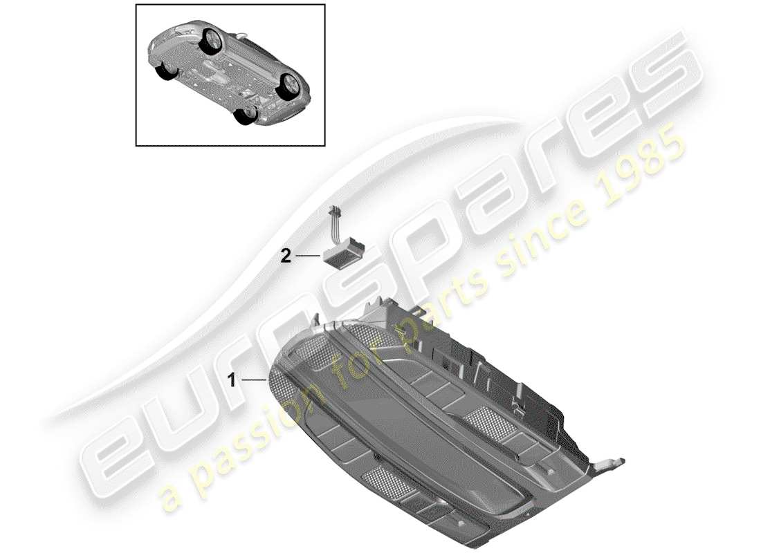 porsche 2017 (panamera 971-1) bracket part diagram