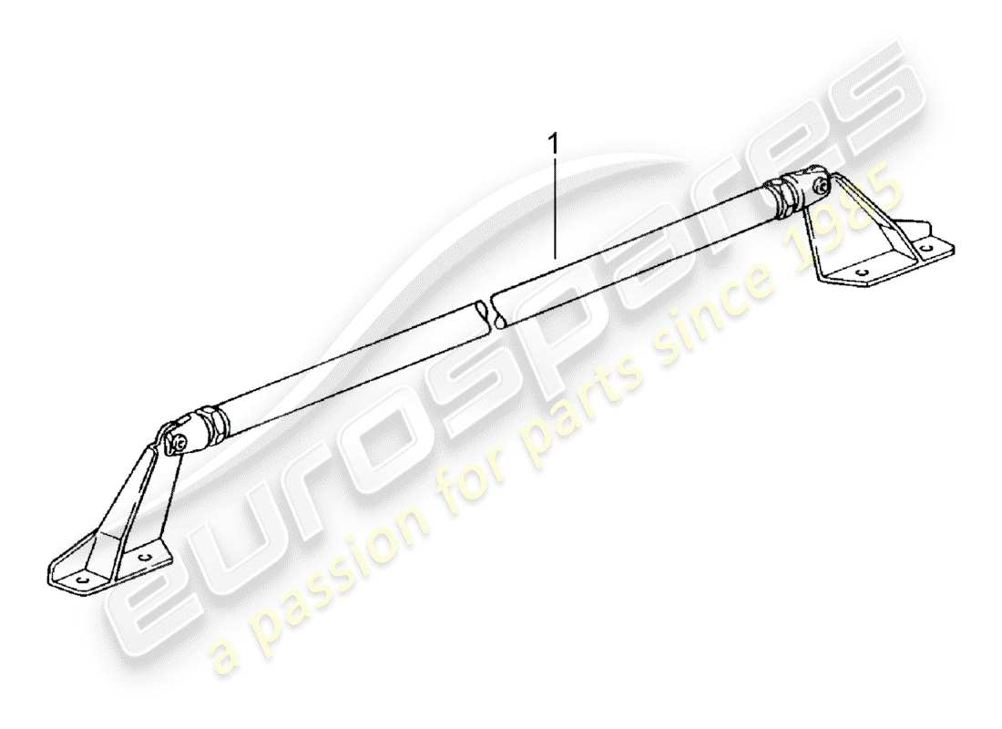 porsche 2014 (accessories) dome strut part diagram