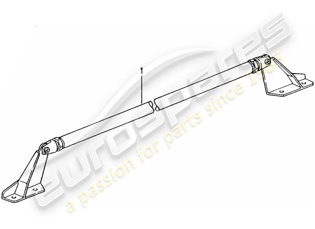 porsche 2003 (tequipment) dome strut part diagram