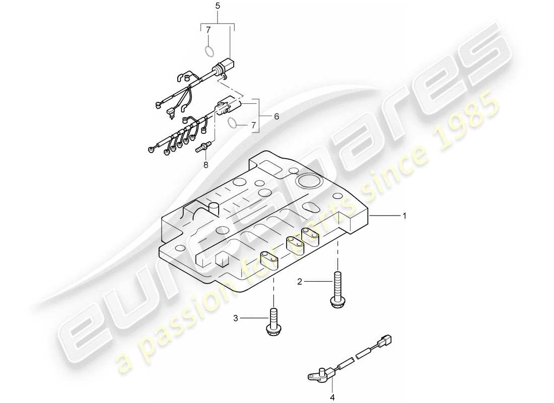 porsche 2007 (cayenne e1 9pa) tiptronic part diagram