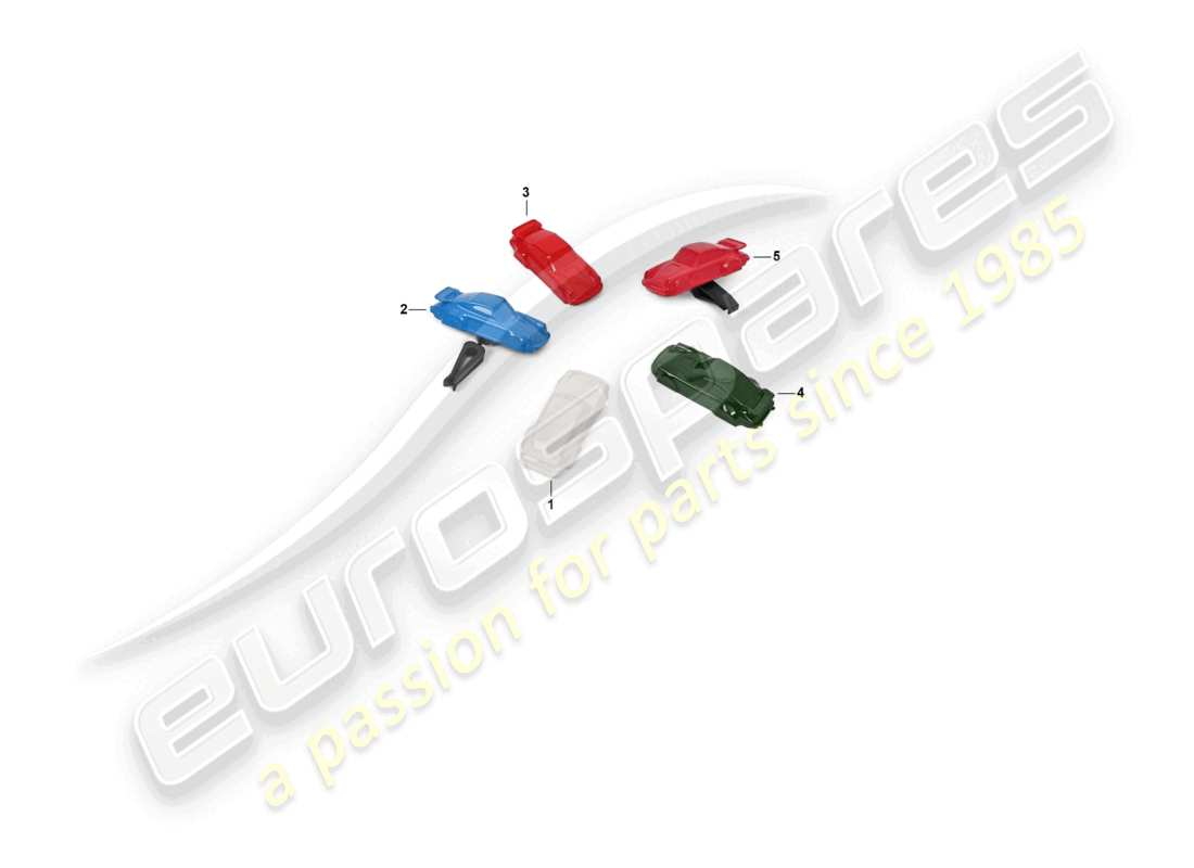 porsche 2000 (986 boxster) aroma dispenser parts diagram