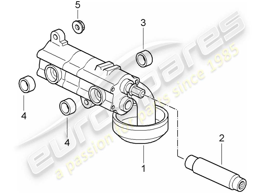porsche 2008 (997-1 gt3) oil pump part diagram