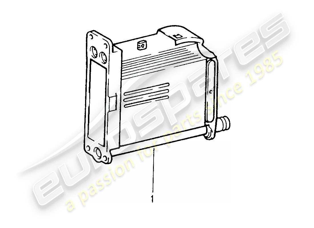 porsche 2008 (refurbished and exchange catalogue) oil cooler part diagram