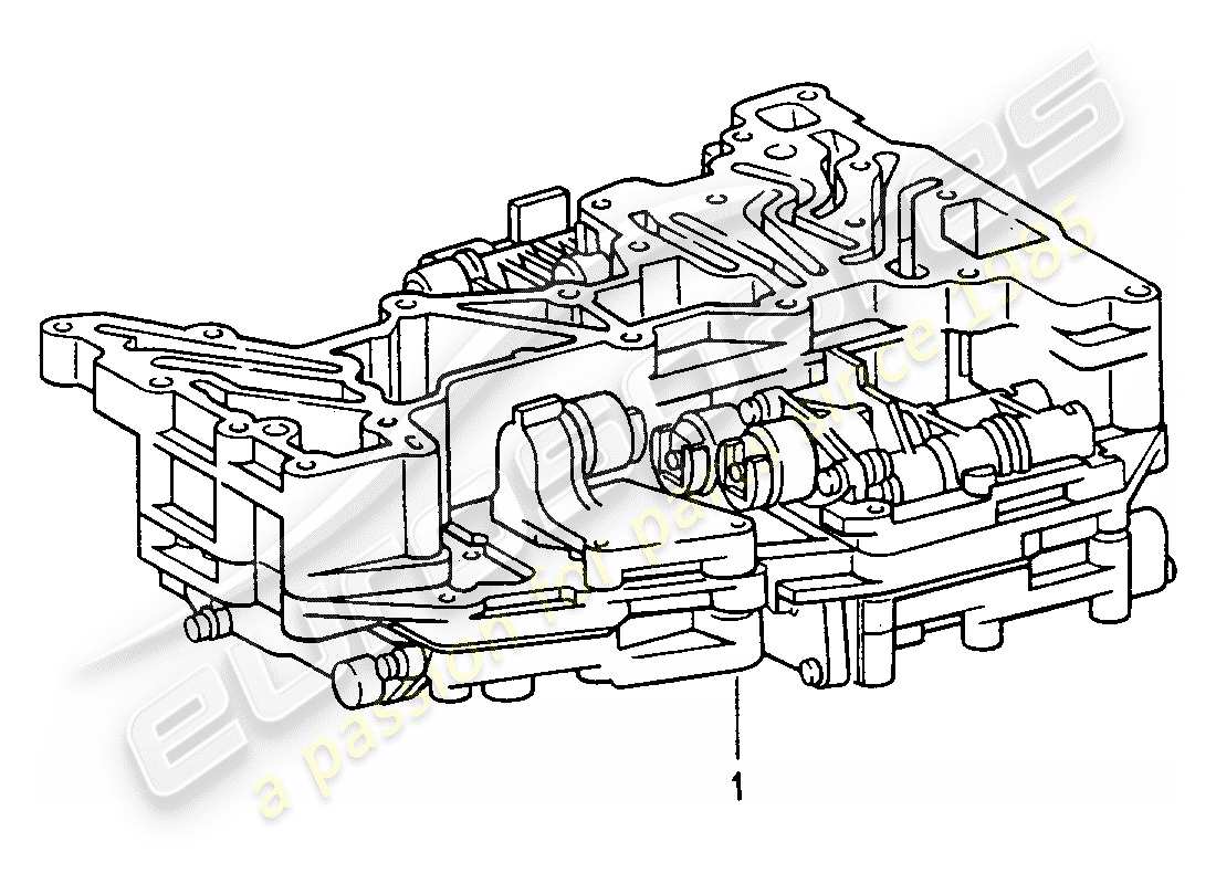porsche 2008 (refurbished and exchange catalogue) switch unit part diagram