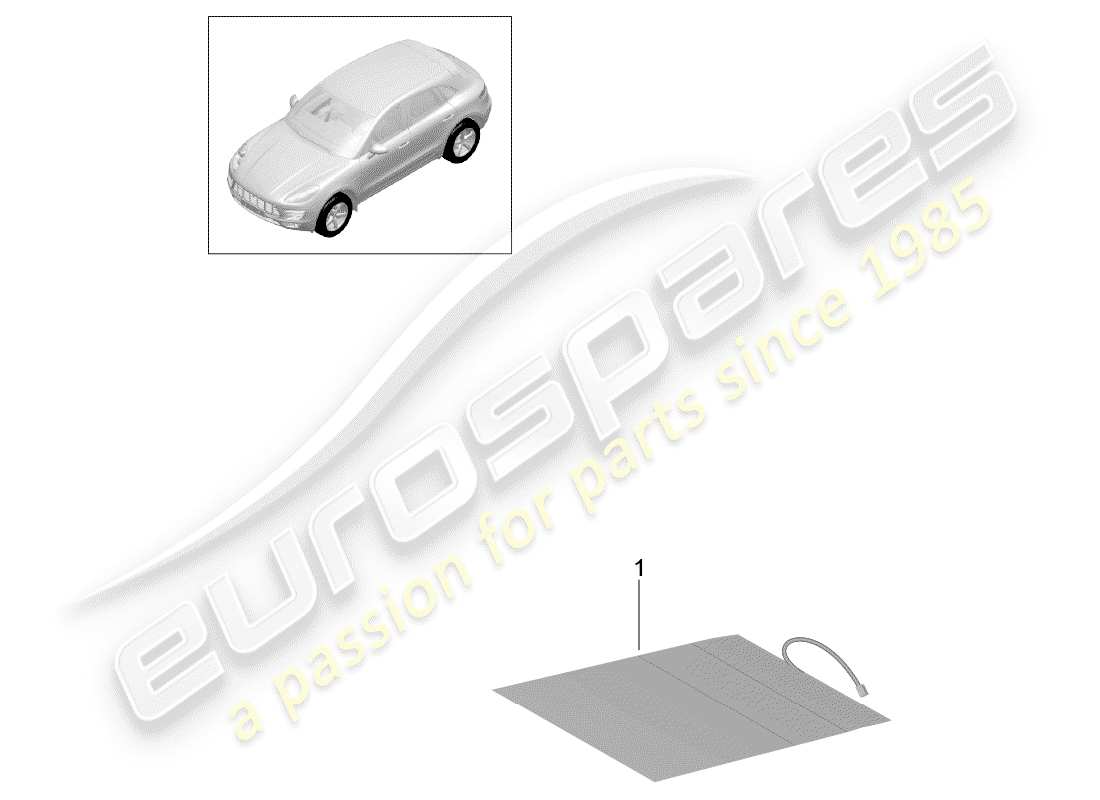 porsche macan (2017) seat occupant recognition part diagram