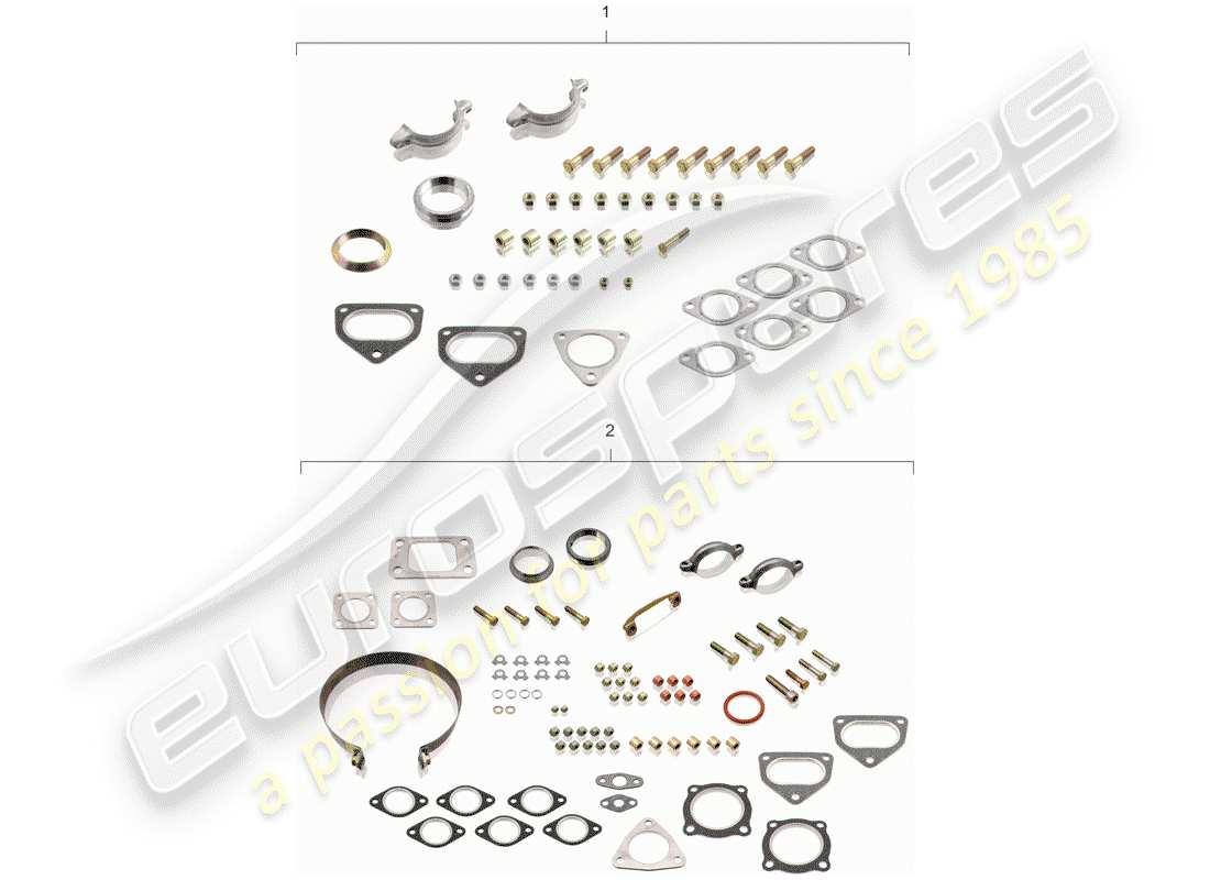 porsche 1979 (911) maintenance set - repair kit parts diagram