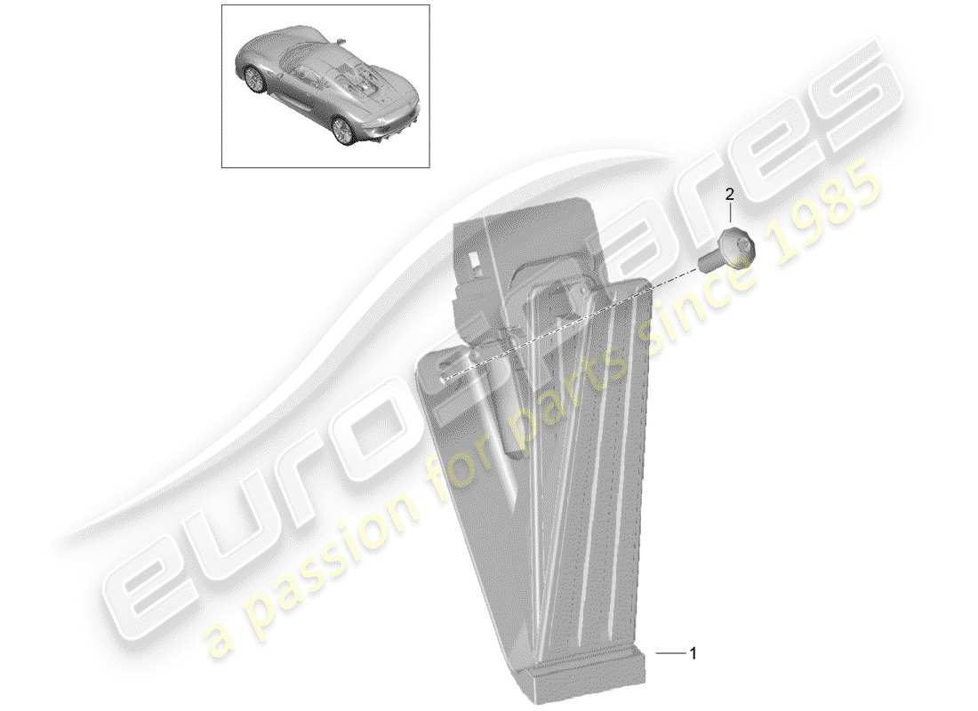 porsche 2015 (918 spyder) throttle control part diagram