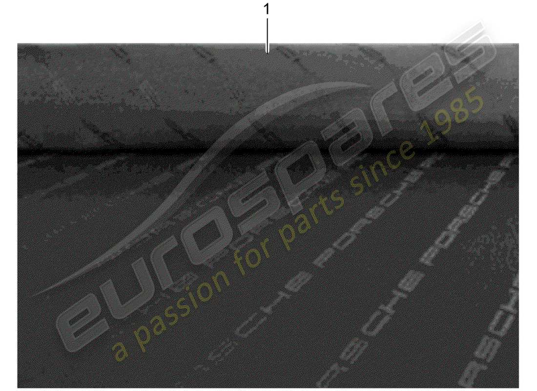 porsche 2013 (accessories) front seat - single parts - cloth part diagram