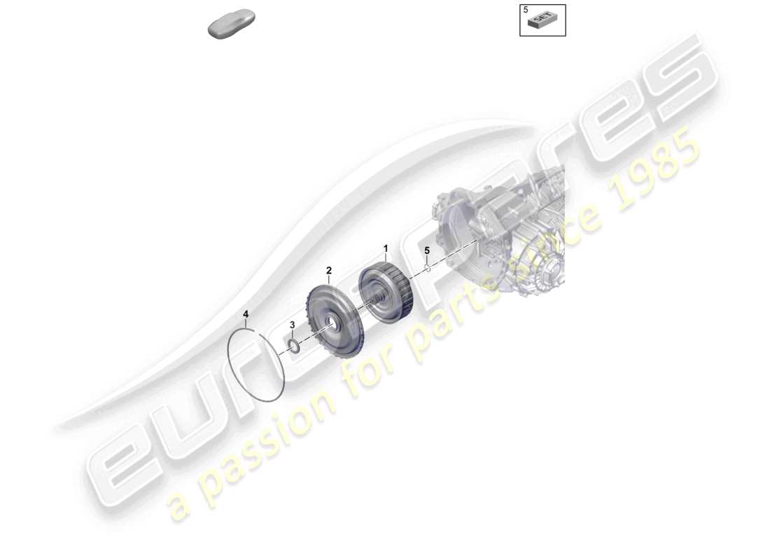 porsche 2019 (992-1) 8-speed dual clutch gearbox - pdk - clutch for dual clutch gearbox part diagram