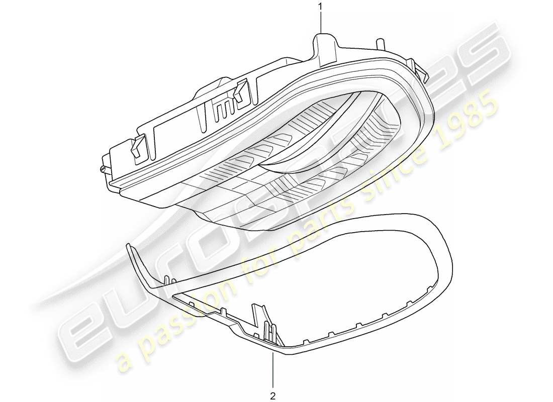 porsche 2015 (panamera 970) bracket part diagram
