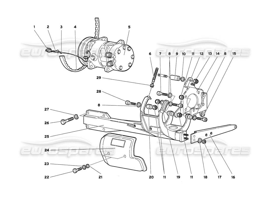 lamborghini diablo 6.0 (2001) climate control parts diagram