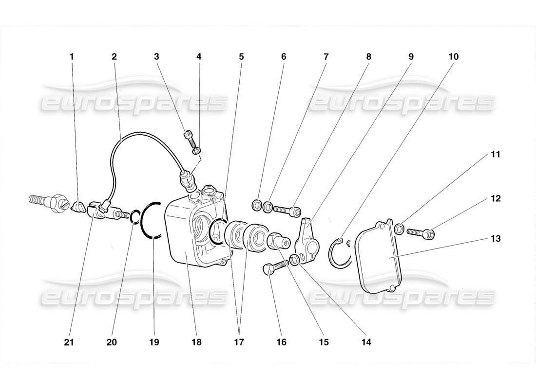 lamborghini diablo roadster (1998) phase sensors parts diagram