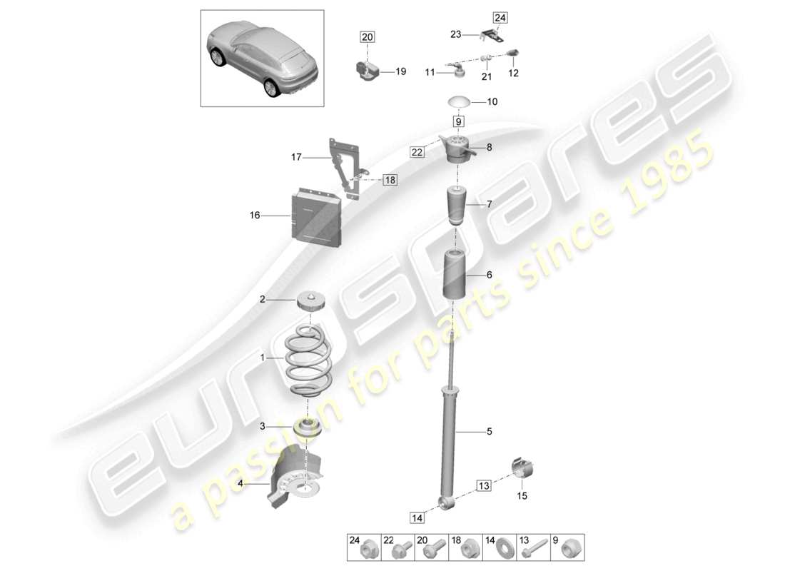 part diagram containing part number 95b907557n
