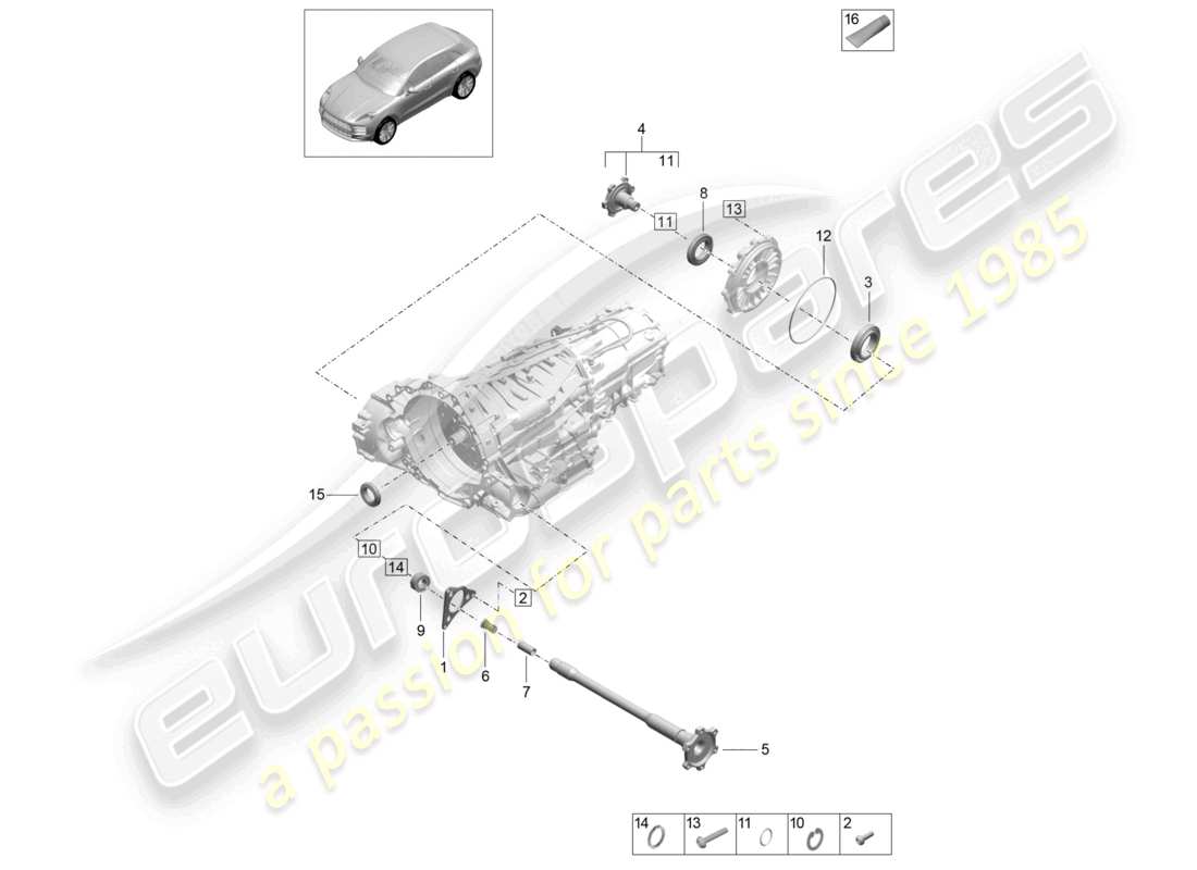 part diagram containing part number 9a740935501