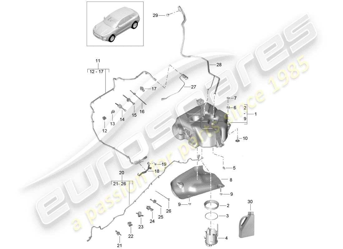 part diagram containing part number 8d0971850g