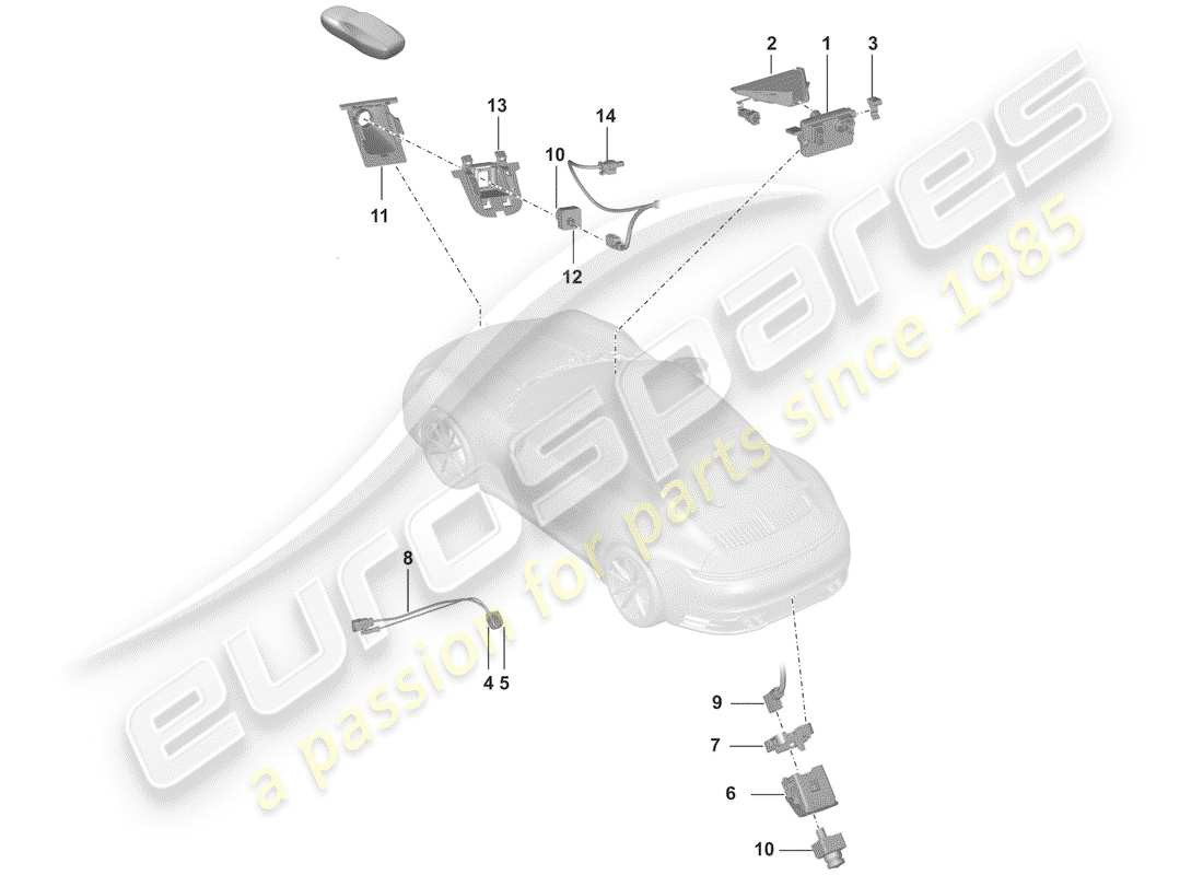 part diagram containing part number 992971192a