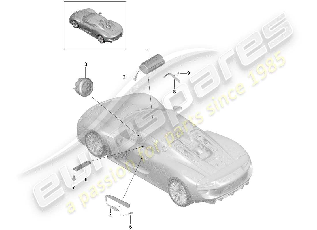 part diagram containing part number 91880309100