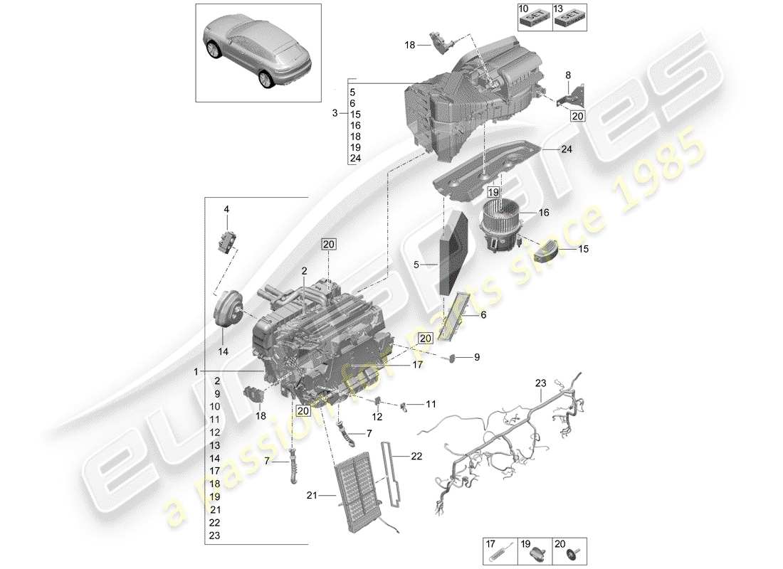 part diagram containing part number 95b898030d