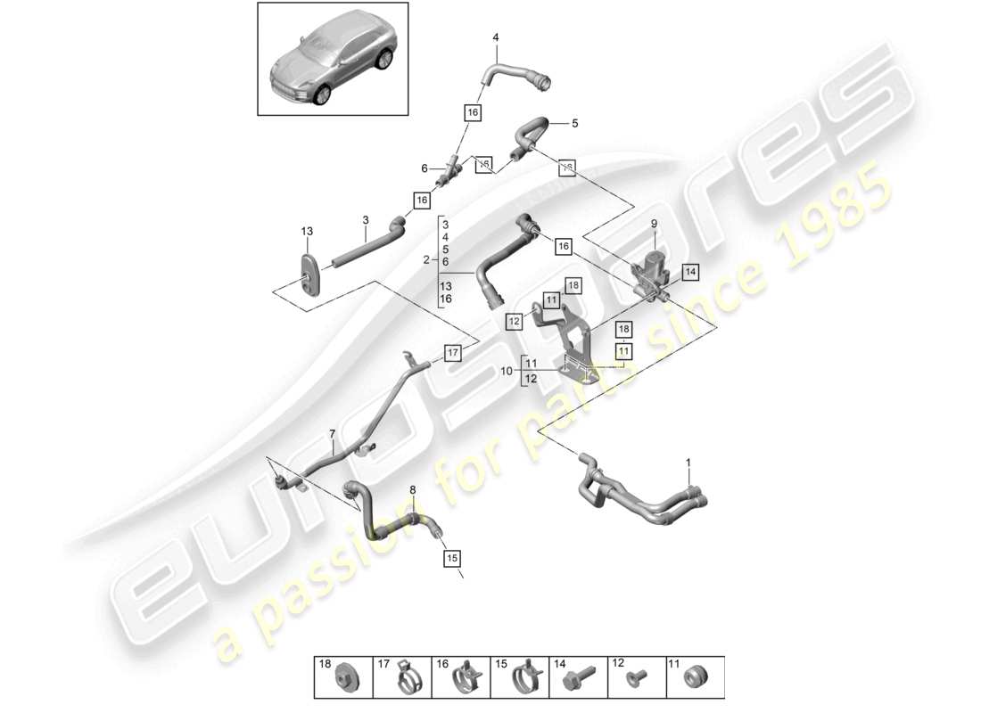part diagram containing part number n10558701