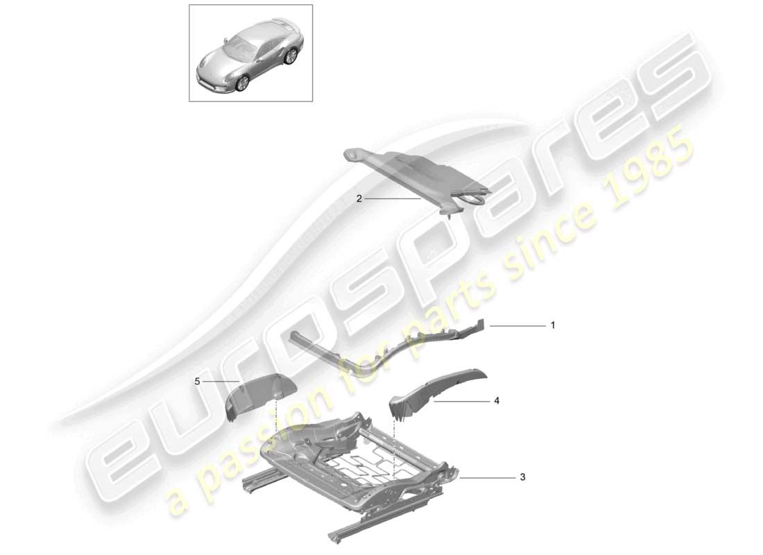 VIEW PARTS DIAGRAMS FROM THE PORSCHE 991 PARTS CATALOGUE a part diagram from the porsche 991 parts catalogue
