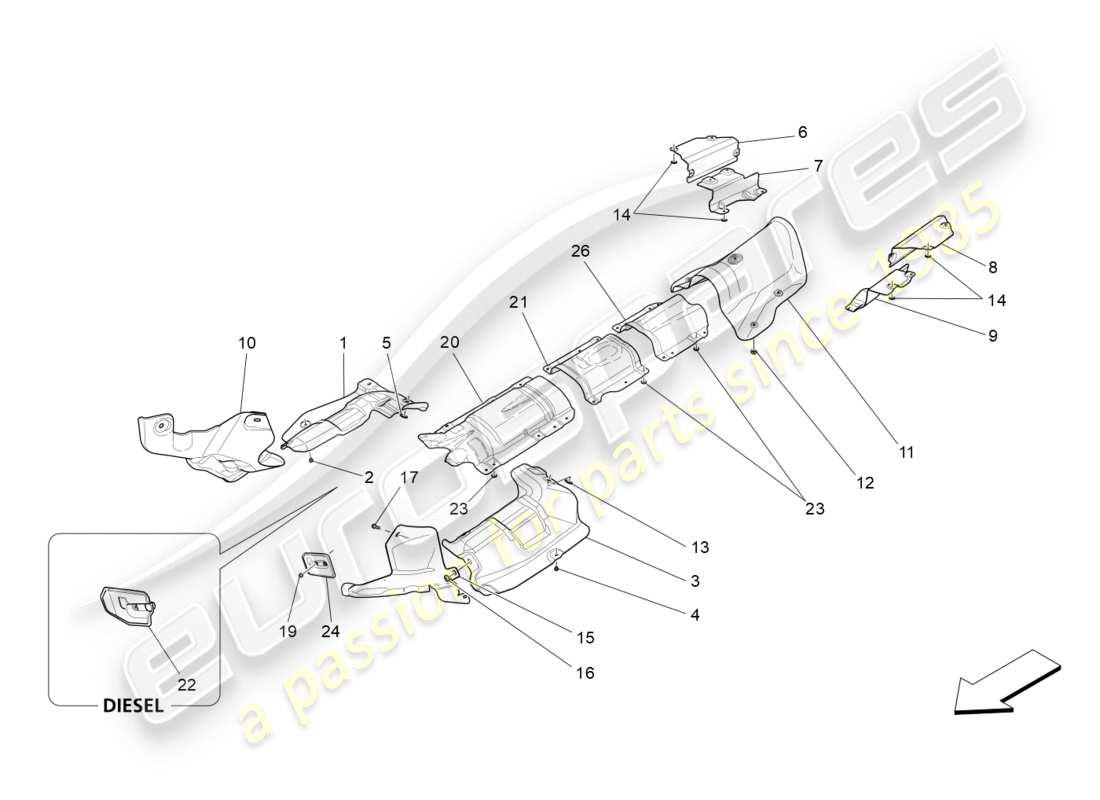 part diagram containing part number 670003443