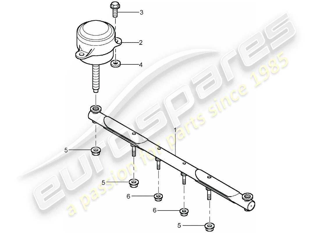 porsche 2005 (carrera gt) transmission suspension part diagram