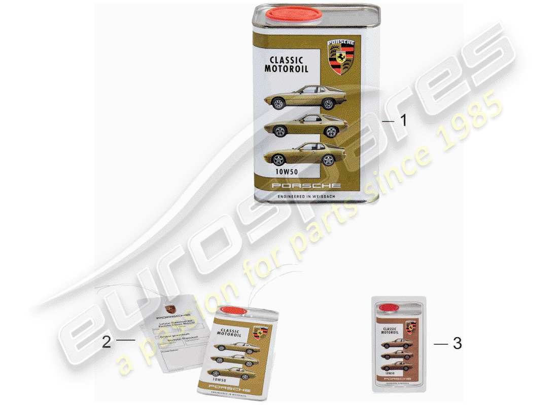 porsche 1985 (924) engine oil - porsche classic 10w50 part diagram
