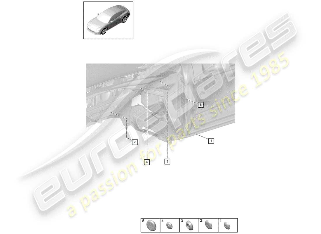 porsche 2020 (panamera 971-1) plug part diagram