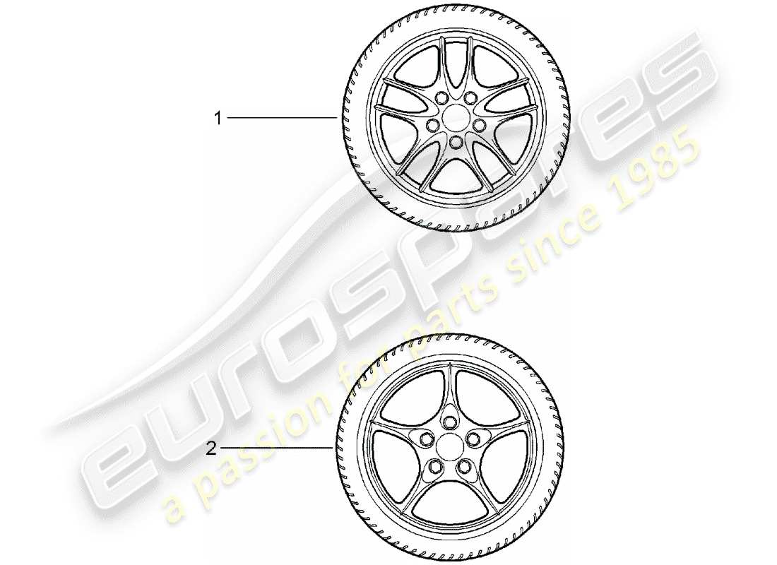 porsche 2005 (tequipment) gear wheel sets part diagram