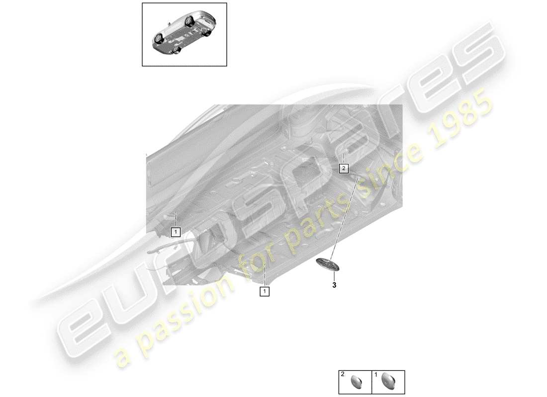 porsche 2020 (panamera 971-1) plug part diagram