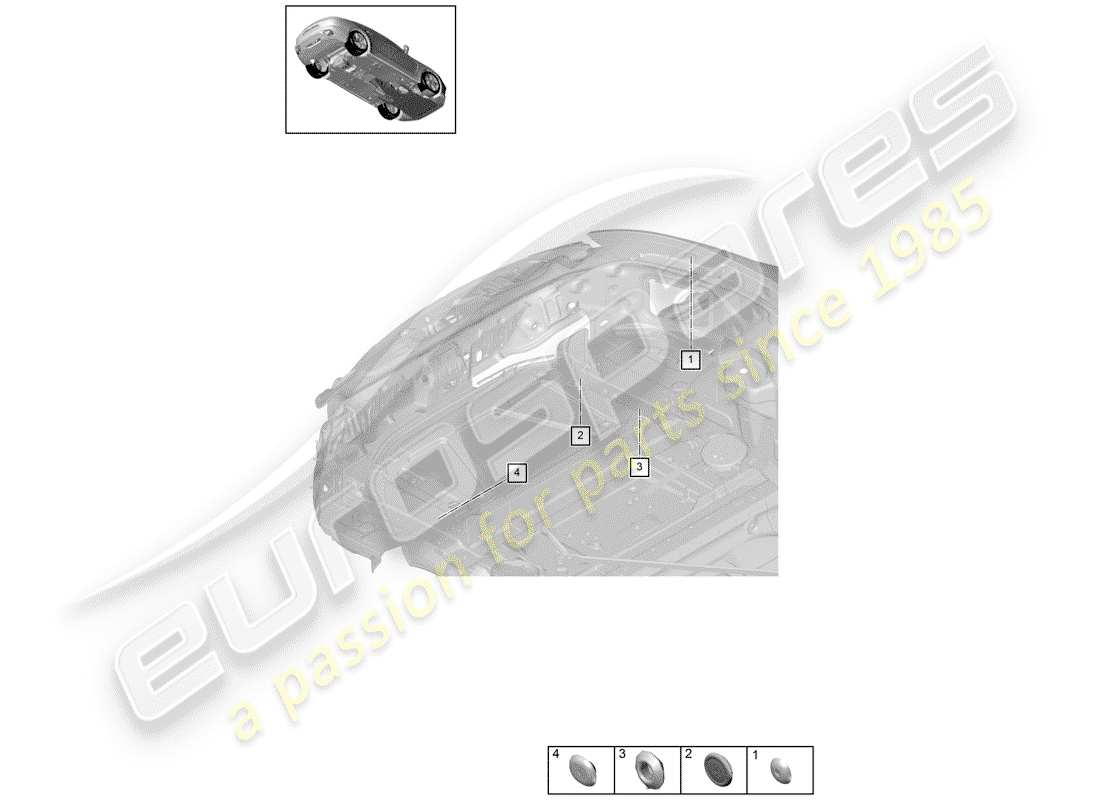 porsche 2019 (panamera 971-1) plug part diagram