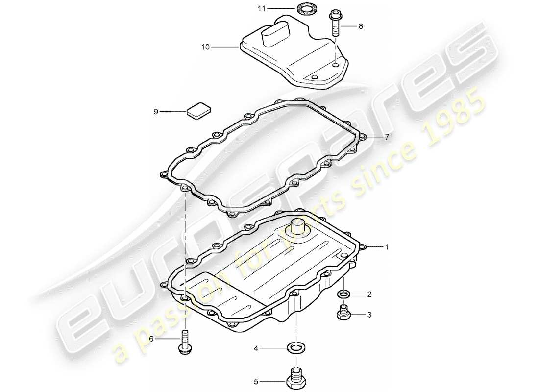 porsche cayenne (2003) tiptronic part diagram