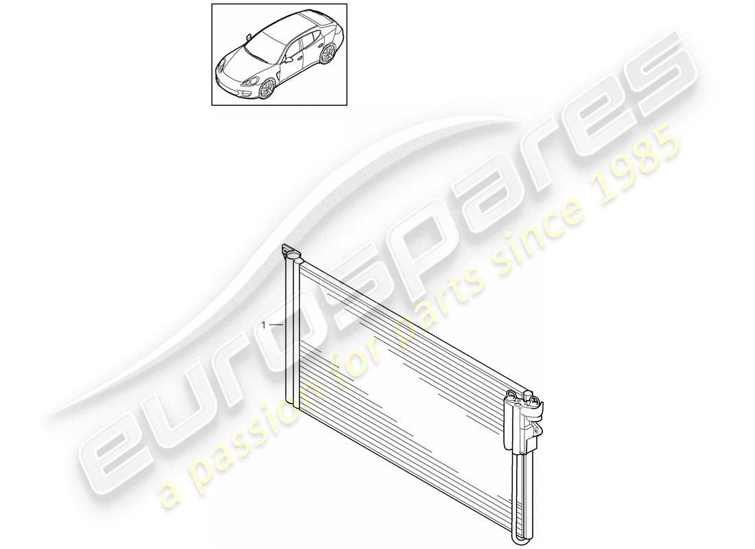 porsche 2015 (panamera 970) capacitor part diagram