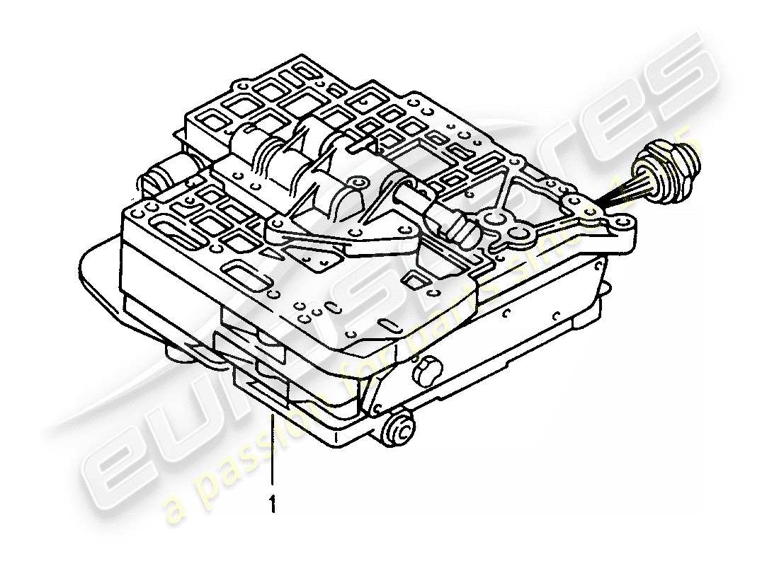 porsche replacement catalogue (1978) switch unit part diagram