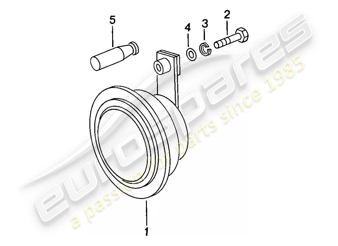 porsche 1978 (924) horn - d >> - mj 1978 part diagram