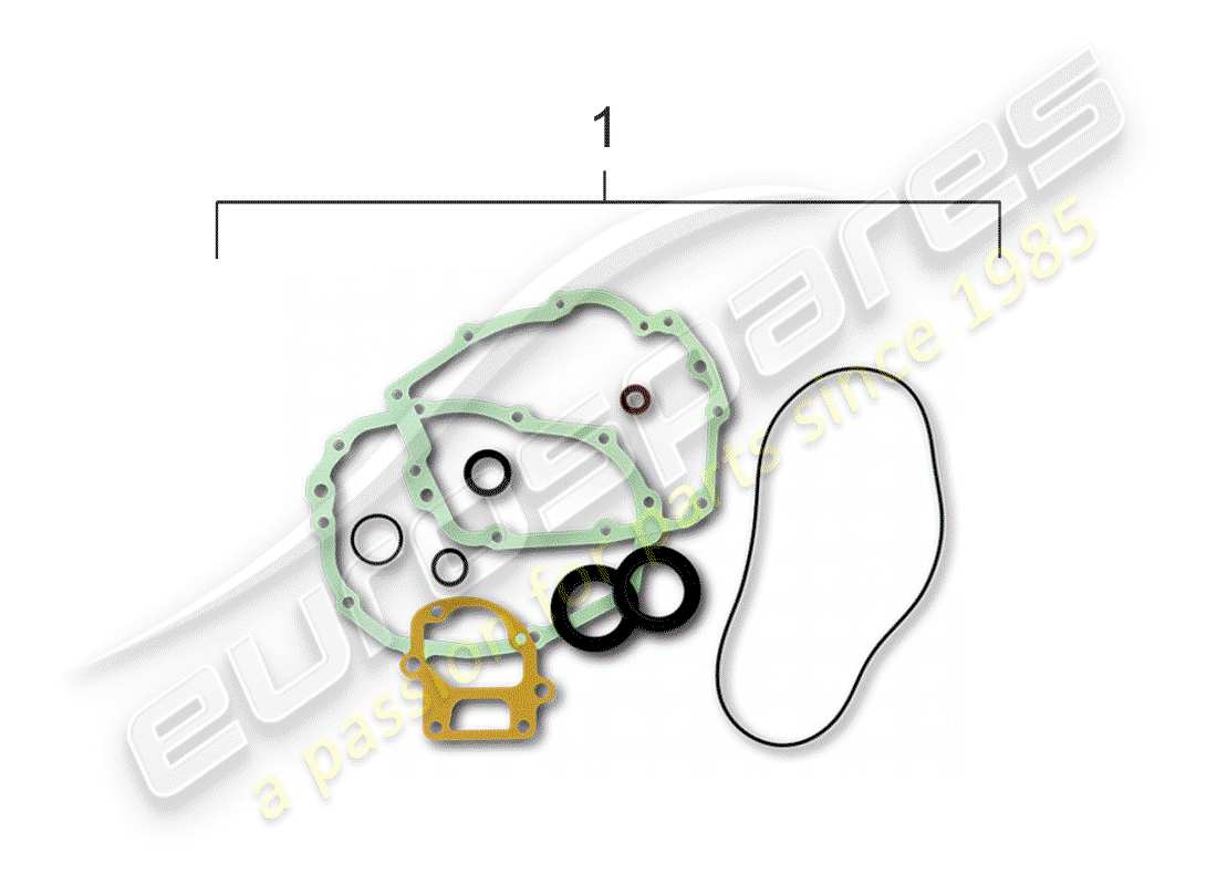 porsche 1975 (911 turbo) repair kits part diagram