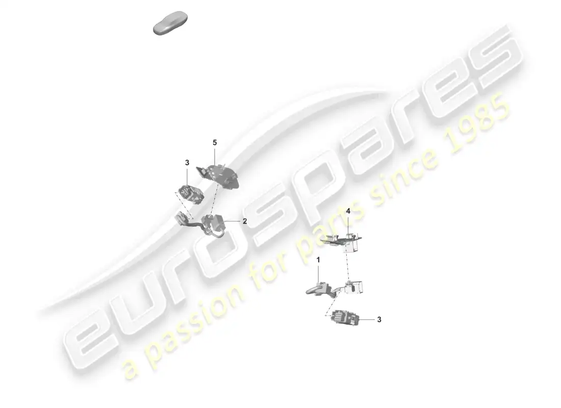 porsche 2025 (taycan 9j1-2) electrics back seat part diagram
