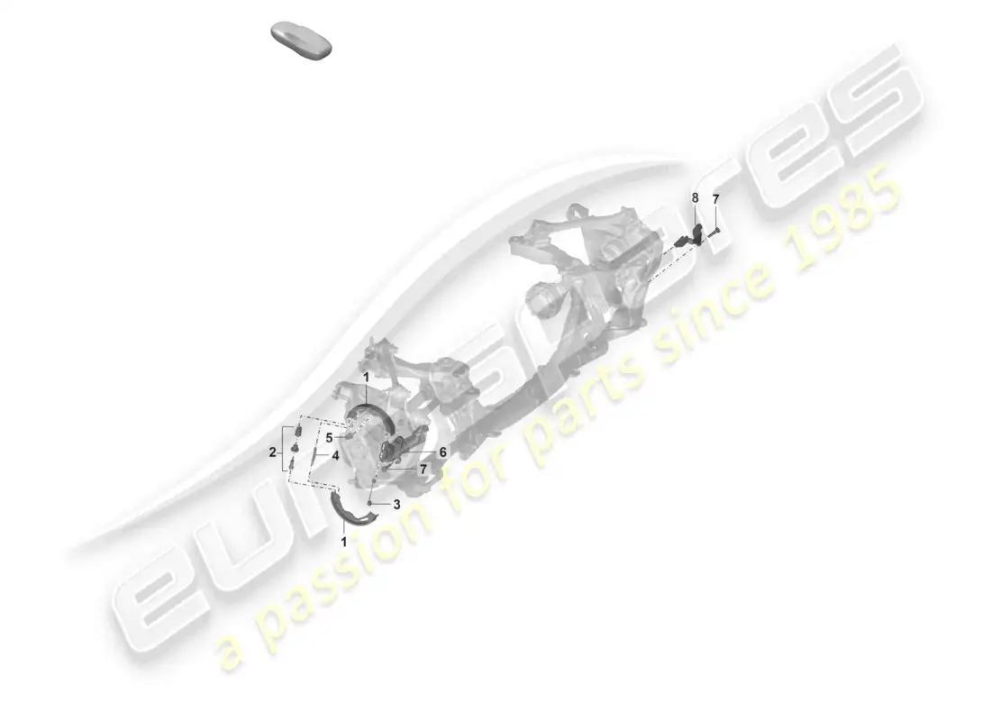 porsche 2022 (992-1 gt3/rs/st) parking brake d - 29.11.2021>>for automatic gearbox parts diagram