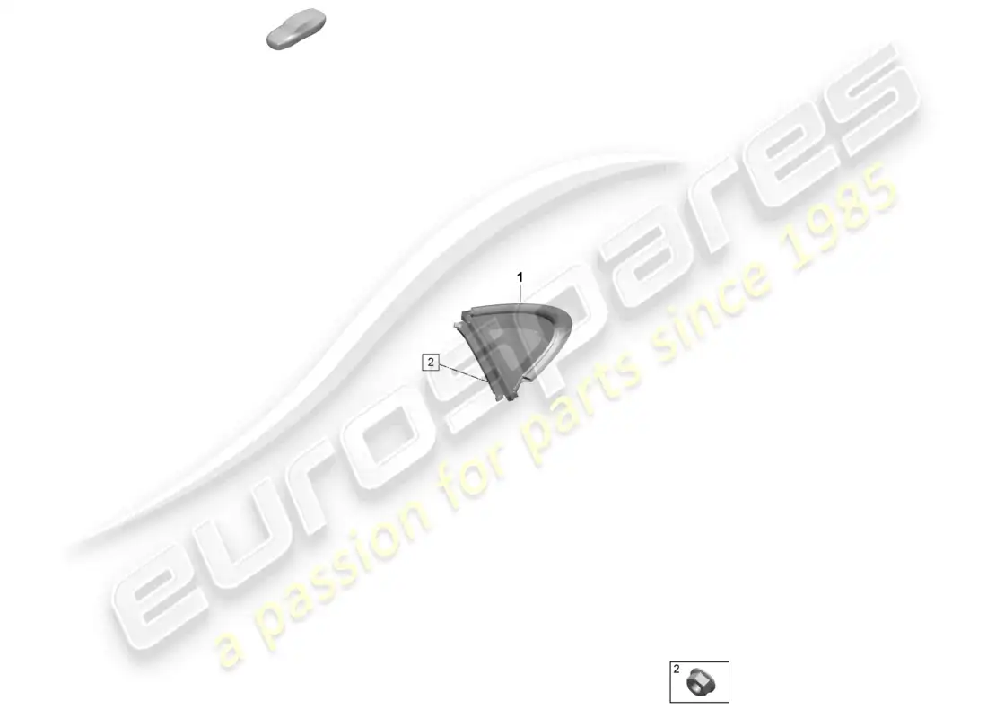 porsche 2026 (taycan 9j1-2) side window parts diagram