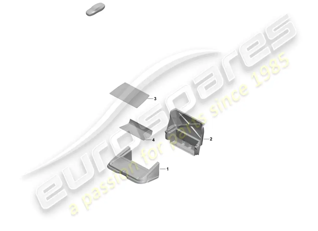 porsche 2026 (taycan 9j1-2) back seat trim - rear seat parts diagram