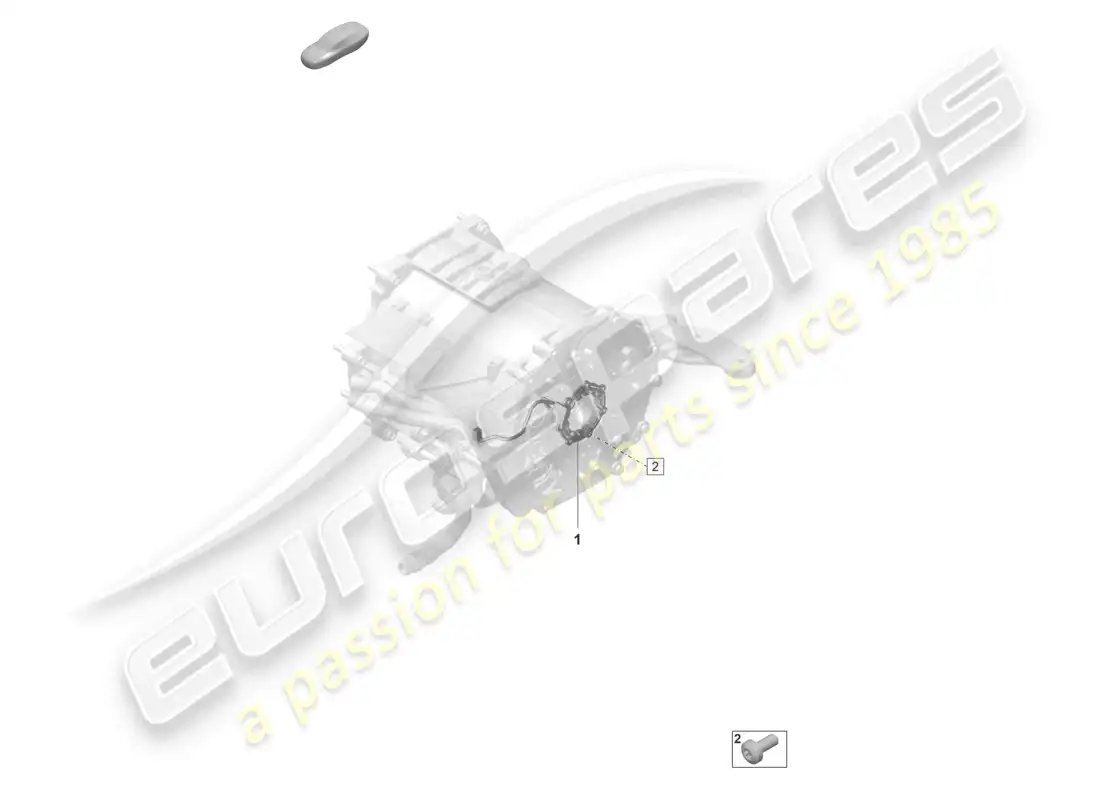 porsche 2022 (taycan 9j1-1) traction motor for elec. drive rear axle sensors parts diagram