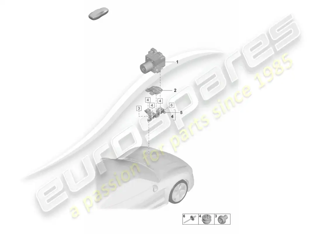 porsche 2025 (taycan 9j1-2) hydraulic unit anti-locking brake syst. -abs- part diagram
