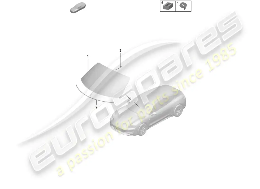 porsche 2026 (taycan 9j1-2) windscreen ***************************** parts diagram