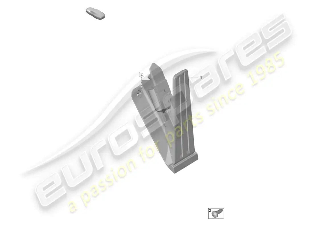 porsche 2022 (992-1 gt3/rs/st) accelerator pedal throttle control parts diagram