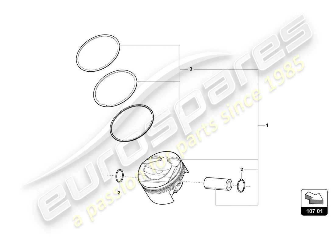 lamborghini 2015 (lp610-4 coupe) piston complete part diagram