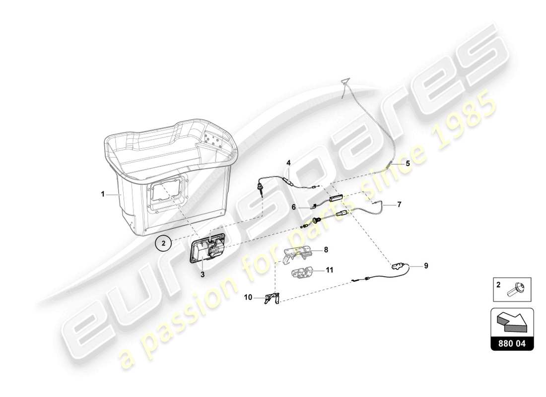 lamborghini lp750-4 sv roadster (2016) chest part diagram