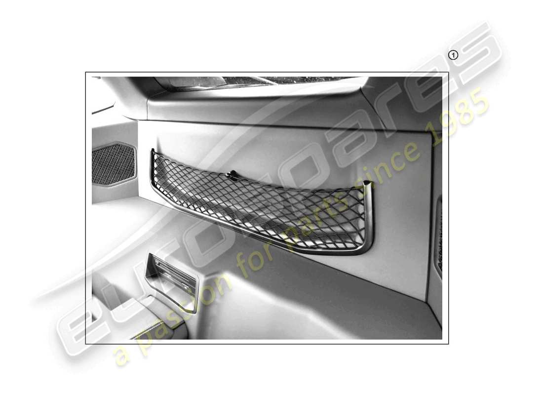 lamborghini accessories (lp600-4 zhong coupe) installation kit part diagram